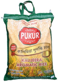 Pukur Kalijeera Aromatic Rice 10 Lbs