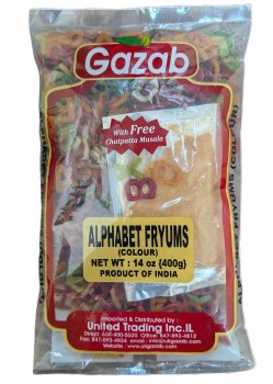 Gazab Alphabet Fryums 14 Oz