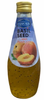 Famous Basil Seed Drink with Peech Juice 290ml