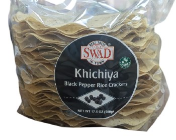 Swad Kichiya Black Pepper Rice Crackers 500g