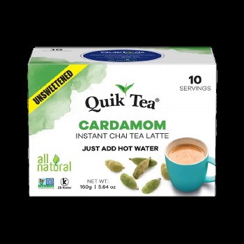 Quik Tea Unsweetened Cardamom Instant Chai 160 G