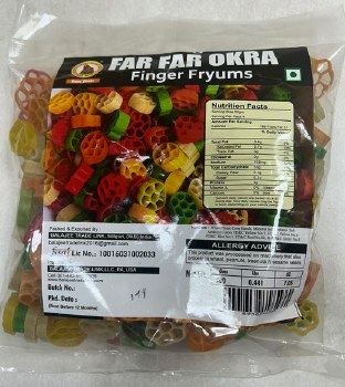 Rato Bhale Far Far Okra Finger Fryums 200 G