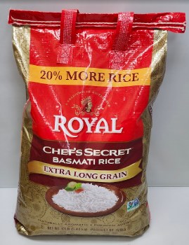 Royal Chef Secr Bas Rice 12 Lb