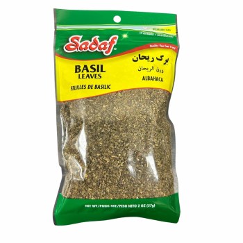 Sadaf Basil Leaves 2 Oz