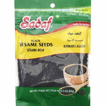 Sadaf Black Sesame Seeds 3 Oz