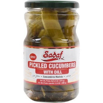 Sadaf Pickled Cucumber Spicy 680g