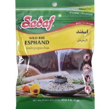 Sadaf Esphand Wild Rue Seed 3 Oz