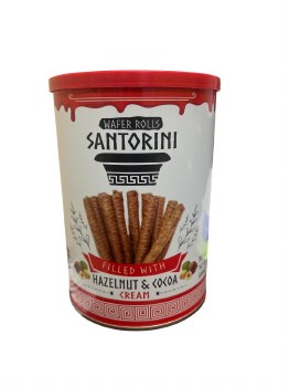 Santorini Waff Rolls Hazel 400g