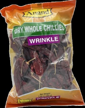 Anand Wrinkle Dry Whole Chillies 200 G