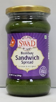 Swad Bombay Sandwich Spread (Hot) 280g