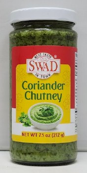 Swad Coriander Chutney 212g