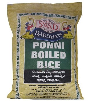 Swad Ponni Boiled Rice 10 Lb