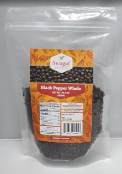 Swagat Black Pepper Whole 400g