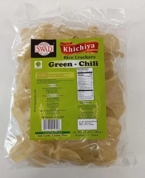 Swad Khichiya Chilli-Garlic Rice Crackers 12 Oz