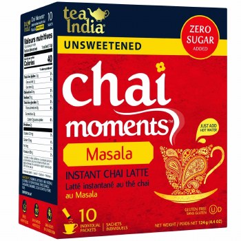 Tea India Unsweetend Chai Moments Masala 10 Sachets 124 G