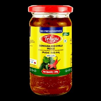 Telugu Gongura Red Chilli Pickle 300 G