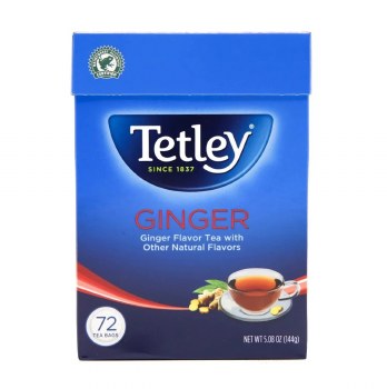 Tetley Ginger 72 Tea Bags 144 G