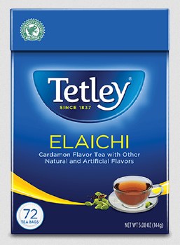 Tetley Elaichi 72 Tea Bags 144 G