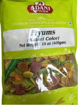 Adani Fryums (Katori Color) 400 G