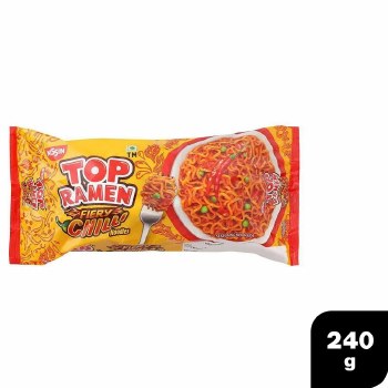 Nissin Top Ramen Fierry Chilli Noodles 240 G