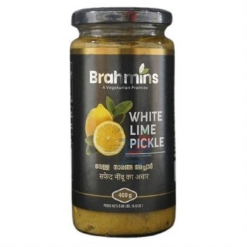 Brahmins White Lime Pickle 400 G