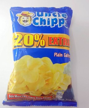 Uncle Chipps p;lain salted 60g