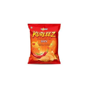 Kurleez Potato Crinkle Chips Spicy 30 G