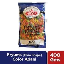 Adani Fryums (Okra Color)) 400 G