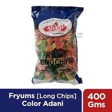 Adani Fryums Long Chips (Color) 400 G