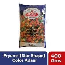 Adani Fryums (Star Color) 400 G