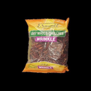 Anand Wrinkled Dry Whole  Chillies 400 G