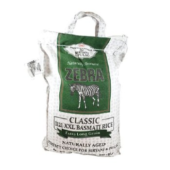 Zebra Classic XXL Basmati Rice 10 Lbs