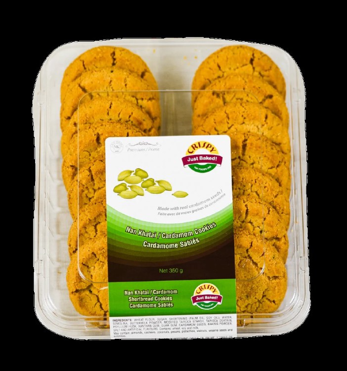 Crispy Nan Khatai/Cardamome Cookies 350 G
