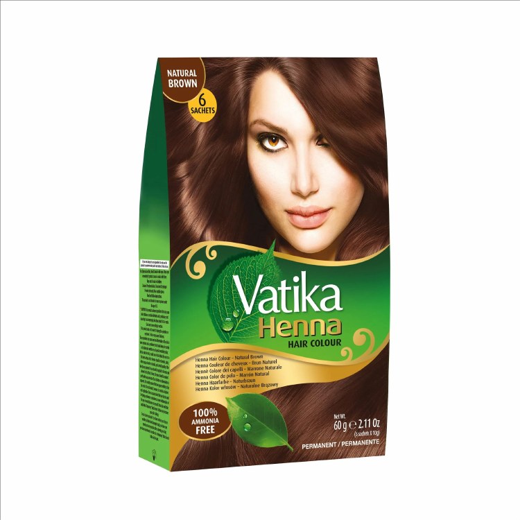 Vatika Henna Natural Brown Hair Colour 60 G