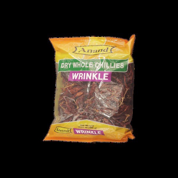 Anand Wrinkled Dry Whole  Chillies 400 G