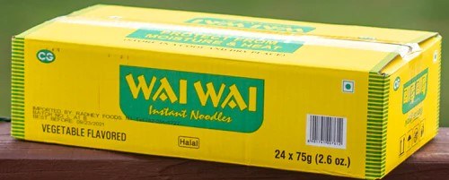 Wai Wai Veg Flavored Noodles 24 X 75 G