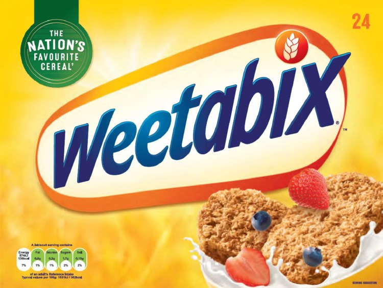 Weetabix Cereal LG 24'S 430 G