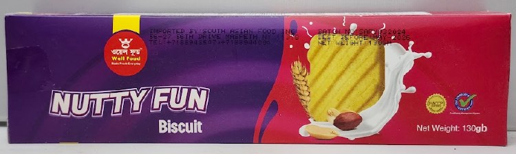Wf Nutty Fun Biscuit 130g