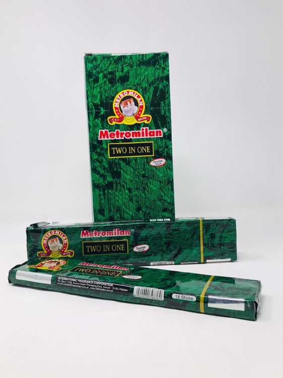 Metromilan Incense 2 In 1 (20 Sticks X 6)