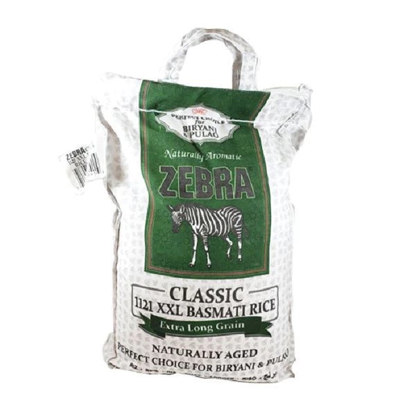 Zebra Classic XXL Basmati Rice 10 Lbs