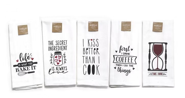 KITCHEN TOWEL W/ FUNNY SAYINGS
