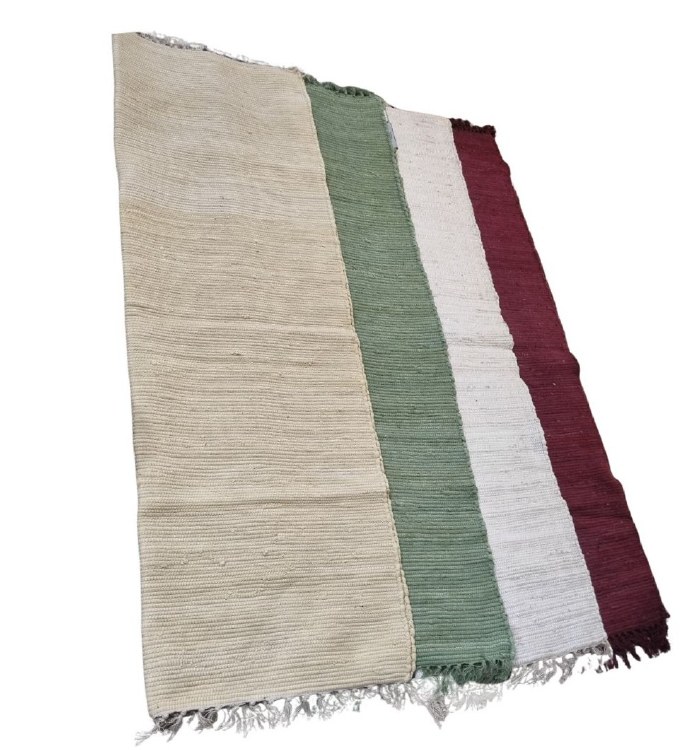 SOLID CHINDI RUG-4FT X 6FT