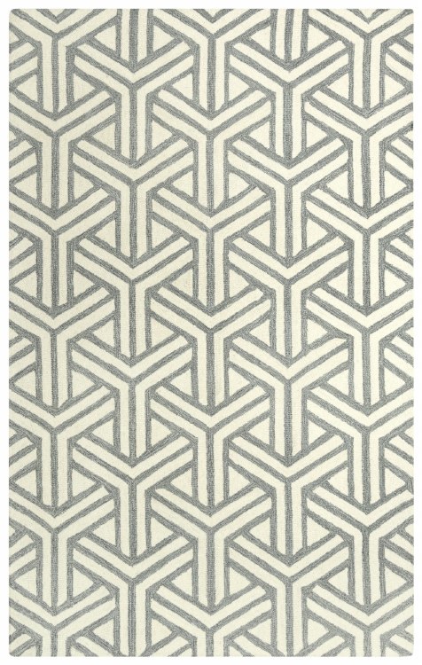 ELLIS GREY AREA RUG-5FT X 7FT