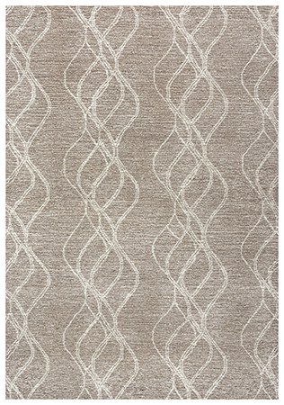 TAYLOR BROWN AREA RUG-8FT X 11FT