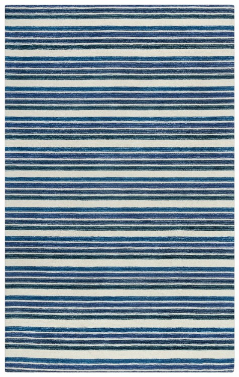 TETRA BLUE AREA RUG-7FT X 9FT