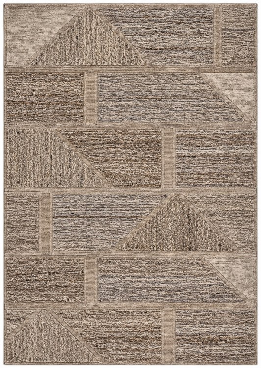 LOFTON BROWN AREA RUG-5FT X 8LOFTON BROWN AREA RUG-8FT X 10FT