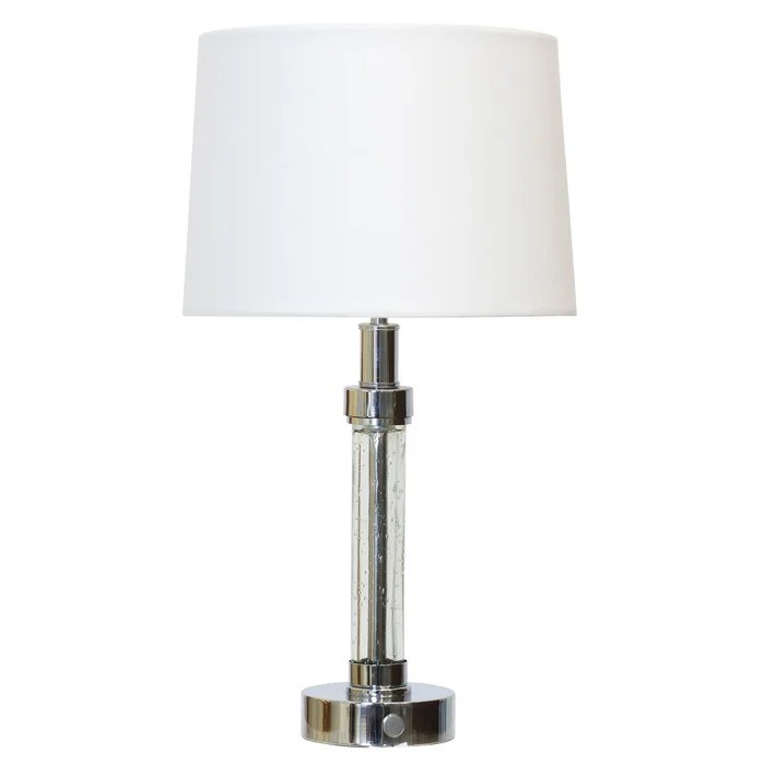 CHROME TABLE LAMP
