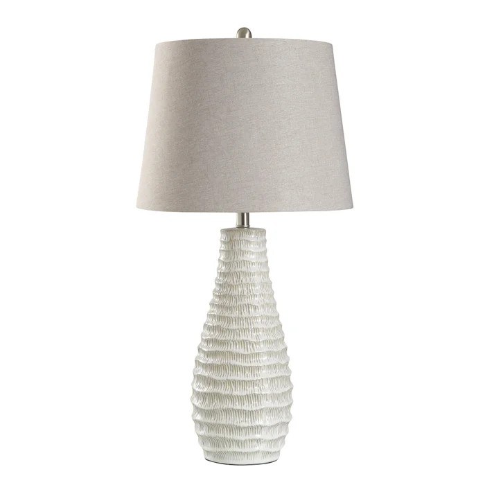 CREAM TABLE LAMP