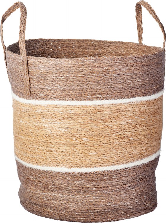 2-TONE STORAGE BASKET- LG