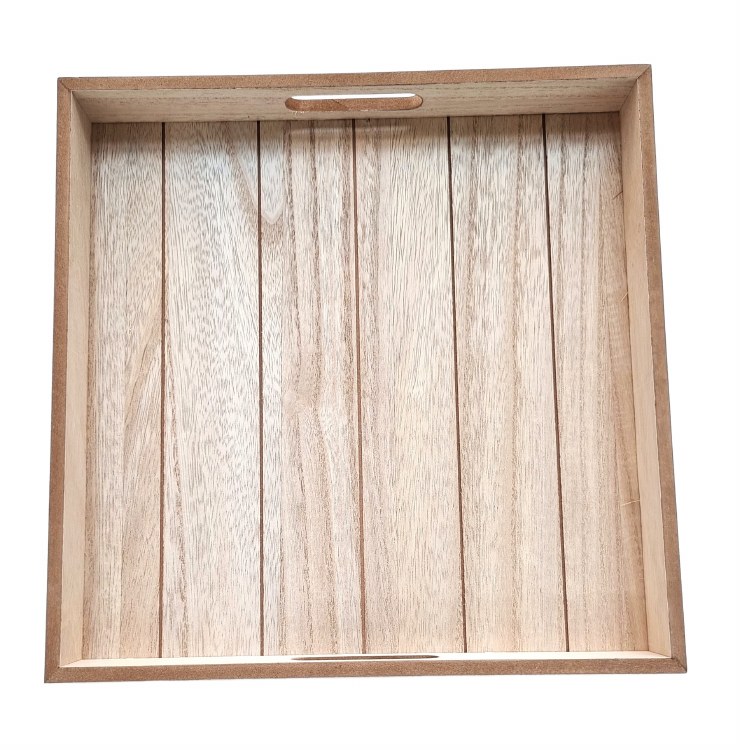 WOODEN TRAY NATURAL-SMALL